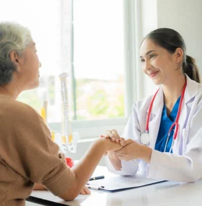 Medical team discussion